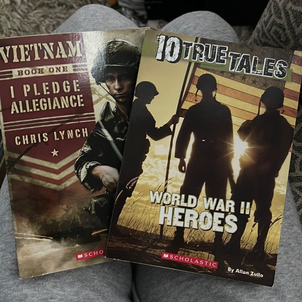 Vietnam and Workd War 2. great paperback books for youth